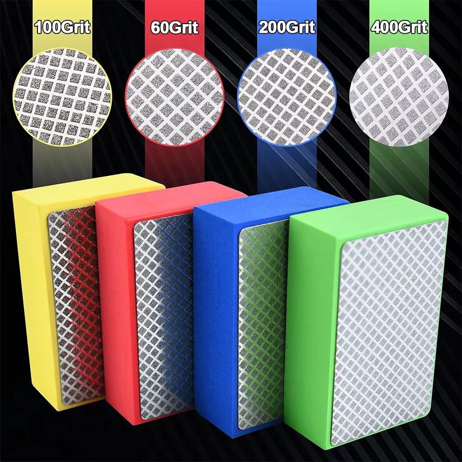 NuoDunco Diamant-Handpolierpads Schleifblöcke zum Schleifen und Polieren von Stein, Keramikfliesen und Glas - Bild 2