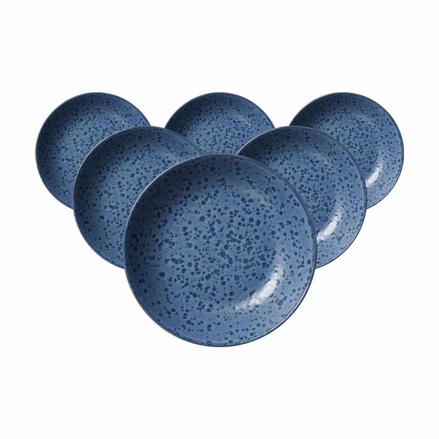 Ritzenhoff & Breker Suppenschalen Kitwe aus Keramik, Blau, 6er Set, Durchmesser: 20 cm - Bild 2