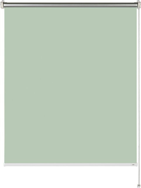 Schöner Wohnen Thermo-Rollo Martha Blackout, Grün/Weiß, Breite: 90 cm, Höhe: 150 cm - Bild 1
