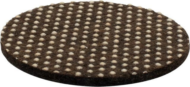 Wagner Antirutschpads-Set EH0150 aus Kunststoff, Farbe Braun, 4-tlg., Durchmesser: 50 mm, Höhe: 3 mm - Bild 1