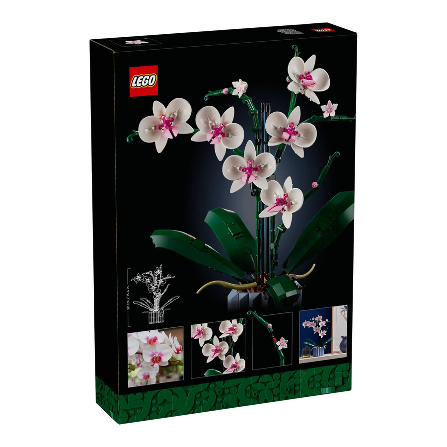LEGO Icons Orchidee 10311 Dekoration in Weiß, Rosa, Blau und Braun - Bild 8