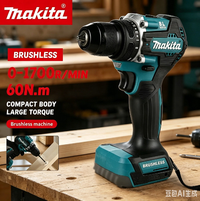Makita DHP487 Akku-Schlagbohrmaschine mit hochenergieeffizientem bürstenlosem Motor aus der LXT Serie - Bild 1