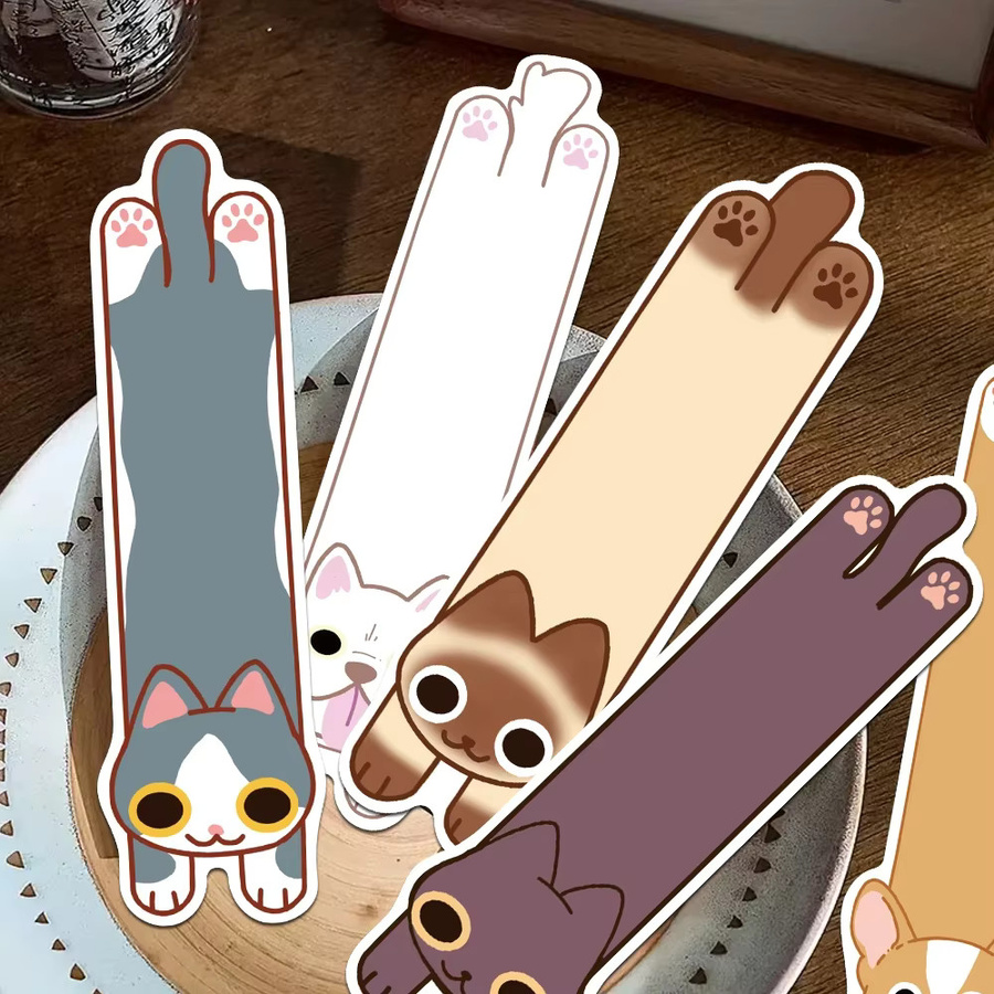 30 Stück Lesezeichen mit Katzen und Hunden in Multicolor aus Papier - Bild 2