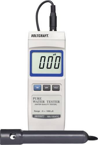 Voltcraft Leitfähigkeits-Messgerät WA-100 ATC 3% in Weiß, Messbereich 0 - 1999 µS, werkskalibriert - Bild 1