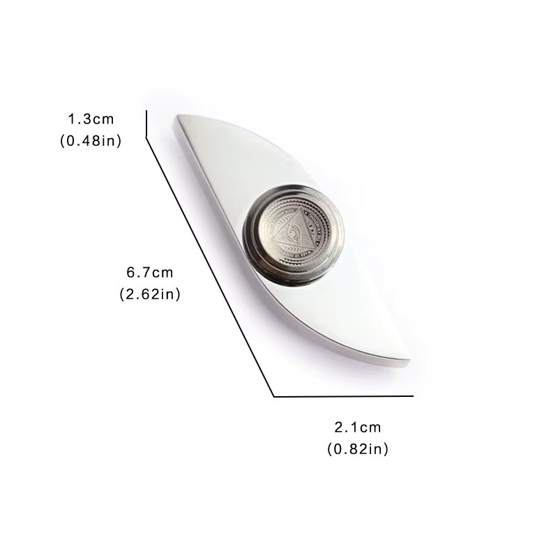soulbao Metall-EDC-Augenspinner, Fingerspitzen-Gyroskop, Fidget-Spielzeug - Bild 3