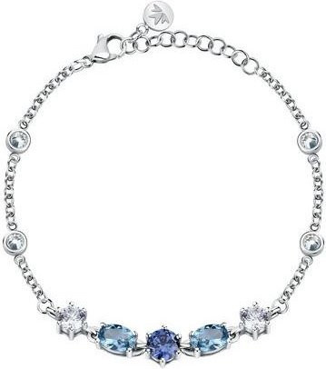 Morellato Edelstahlarmband, Silber, Kristall, Damen - Bild 1