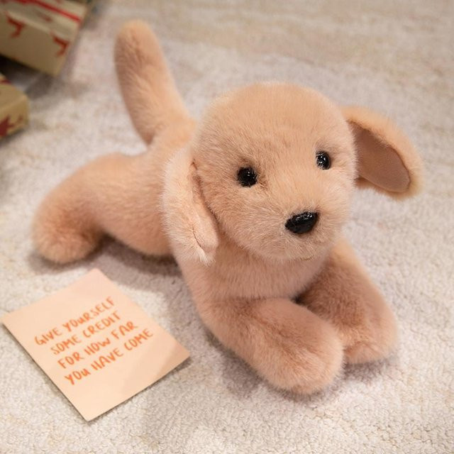 Labrador Hund Plüschtier, Golden Retriever, braun, 30cm - Bild 1