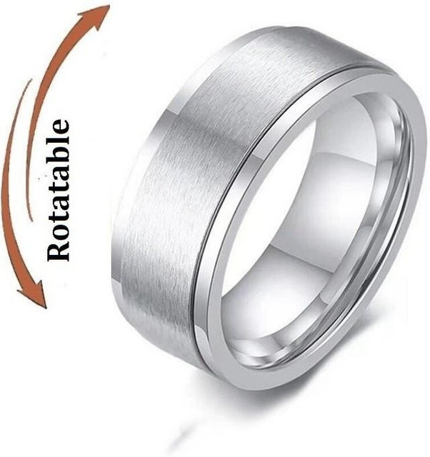 Partnerringe Edelstahl, Schwarz, Unisex - Bild 1