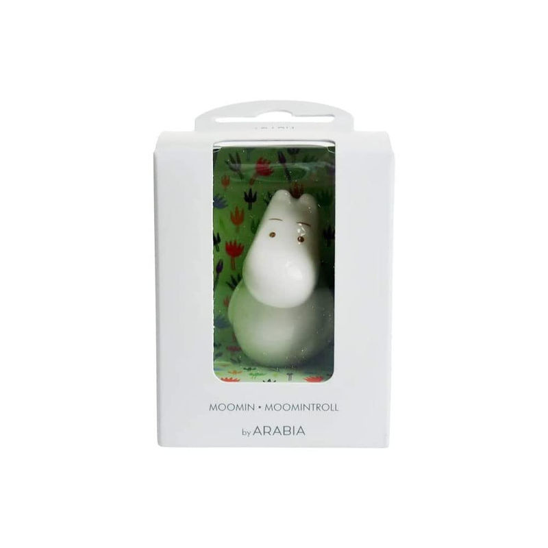Moomin Porzellanfigur von Arabia in Weiß, stehend, minimalistische Dekoration - Bild 2