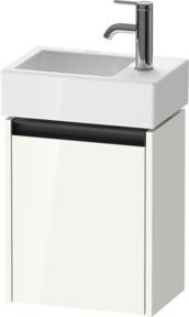 Duravit Waschtischunterschrank Ketho.2, Wandhängend, Weiß Hochglanz, 1 Tür, B: 36,4 cm, T: 23,8 cm, H: 44,0 cm - Bild 1