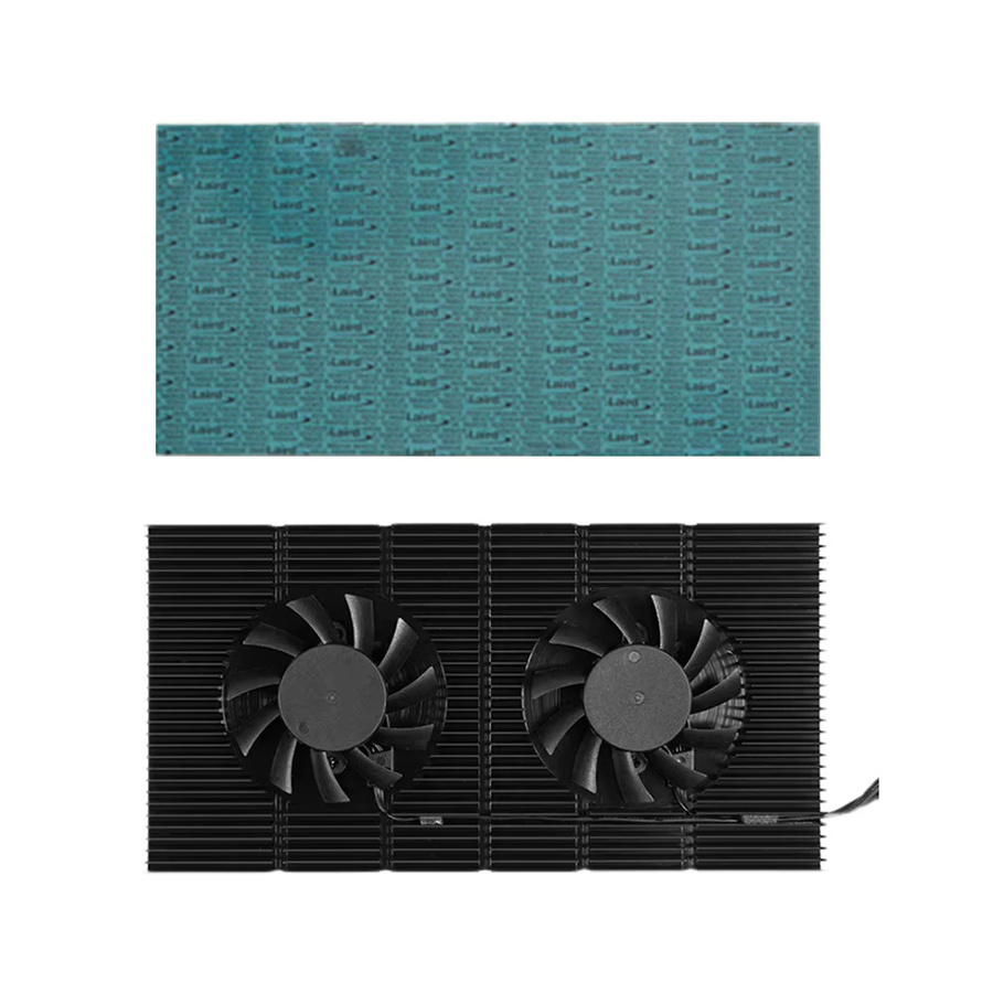 VODOOL GPU-Rückwandkühler in Schwarz mit Aluminium-Kühlkörper und Lüfter für RTX 3090 3080 3070 Serie - Bild 2