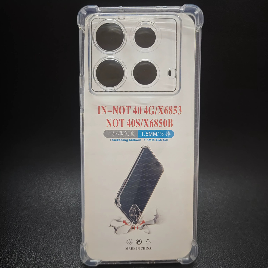 Transparente TPU-Silikonhülle für Infinix Note 40 und Infinix Note 40 4G (Modell X6853) - Bild 2