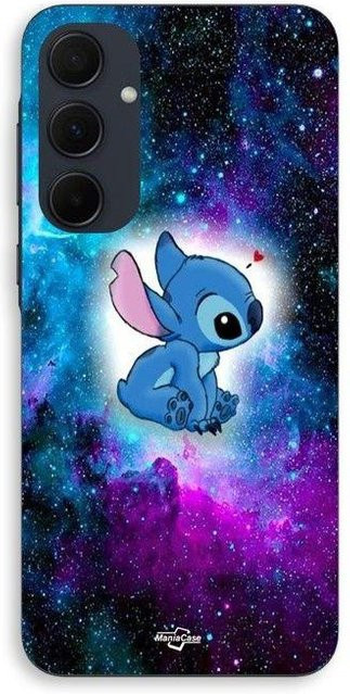 MANIACASE Silikon Handyhülle für Samsung Galaxy A55 mit Stitch Ohana Design in Bunt - Bild 1