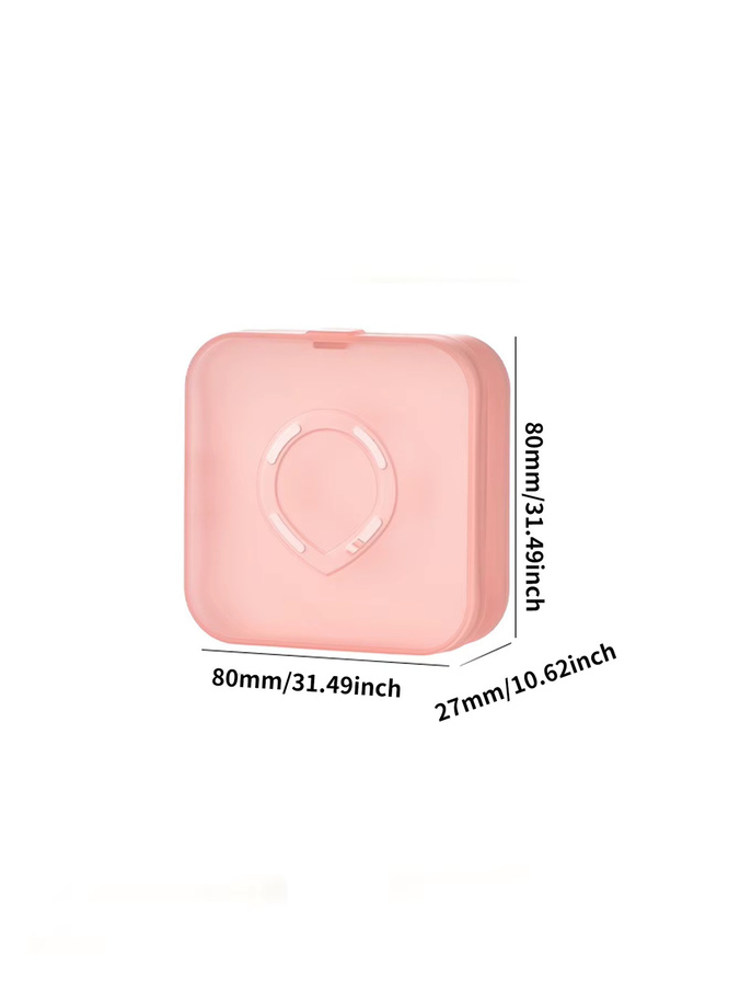 RANCAI Make-up Puff Box mit Schwamm, pink, Unisex - Bild 2