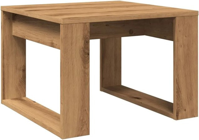 vidaXL Beistelltisch Artisan-Eiche in Braun aus Holzwerkstoff B/T/H: 50 x 50 x 35 cm - Bild 1