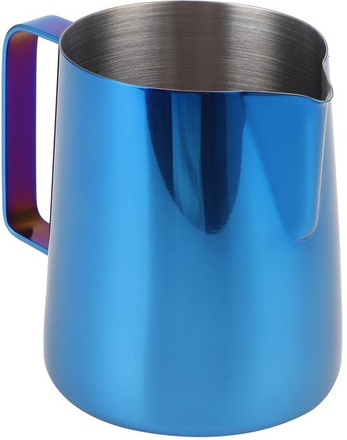 Fishine Latte-Milchaufschäumbecher aus Edelstahl in Blau, 350 ml - Bild 1
