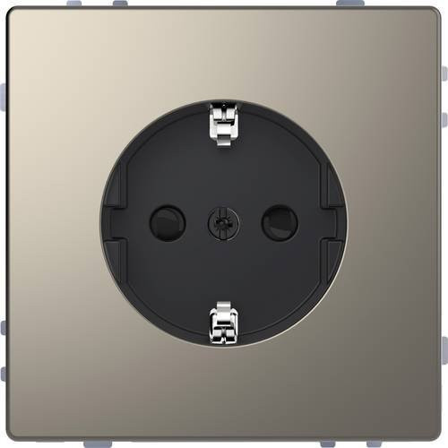 Merten Steckdose System Design in Nickel Silber MEG2400-6050 - Bild 1