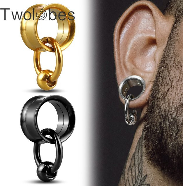Twolobes Plugs Expander, Edelstahl, Damen - Bild 1