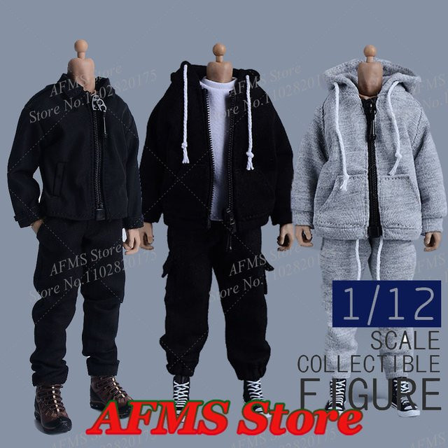 Hot Toys Sportswear Zubehör, 1/12 Maßstab, Schwarz - Bild 1