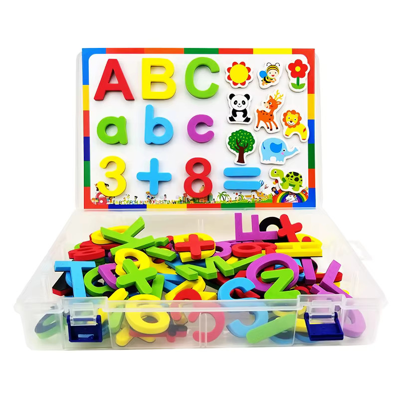 mognot Magnetischer Aufkleber, Buchstaben, Zahlen, Alphabet 123, Kunststoff - Bild 4
