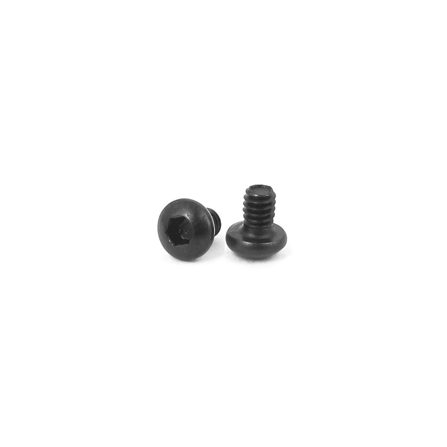 Uxcell Sechskantschrauben mit Knopfkopf aus legiertem Stahl, schwarz, M2 bis M6, Güteklasse 10.9 - Bild 2
