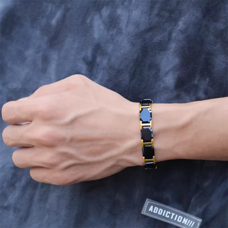 Aradoo Armband, Keramik, Titan, Stahl, Bicolor, Unisex - Bild 3