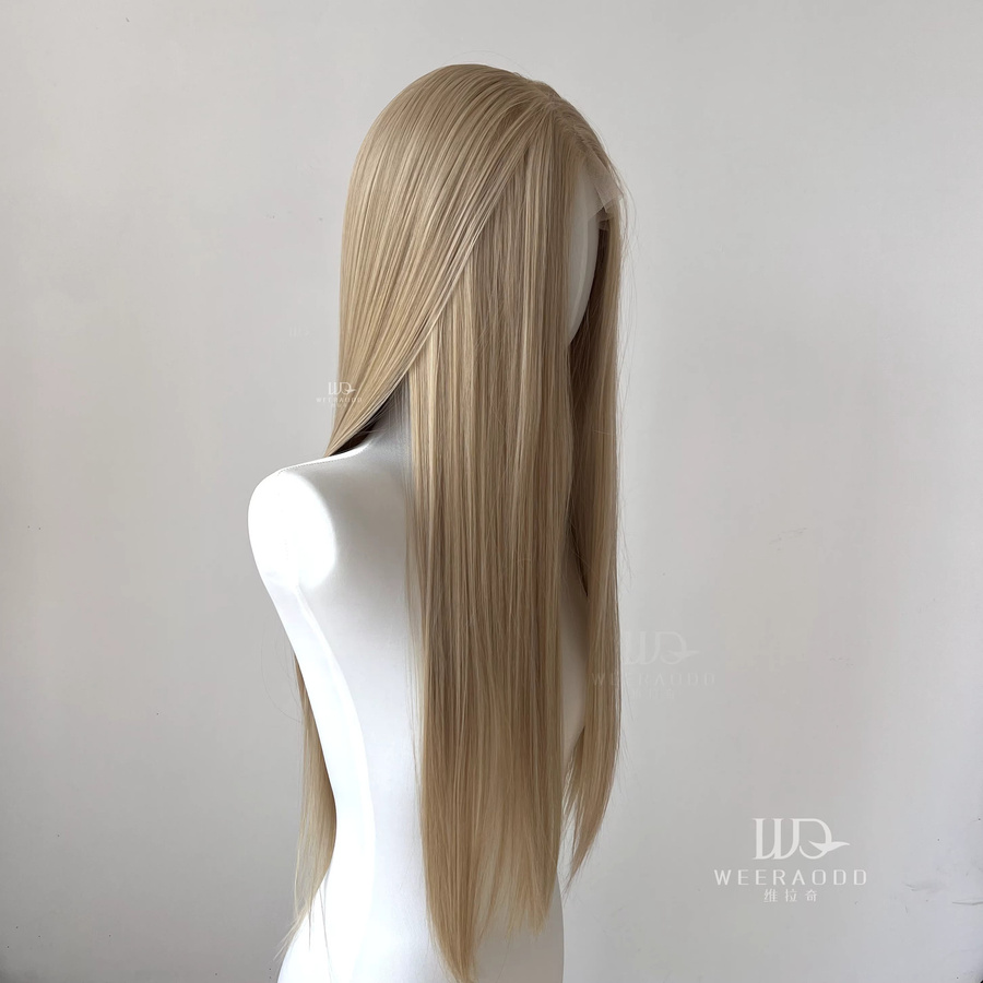 WEERAODD Lace-Front-Perücke, Blond-Braun, 26 Zoll, 150 % Dichte, Damen - Bild 2