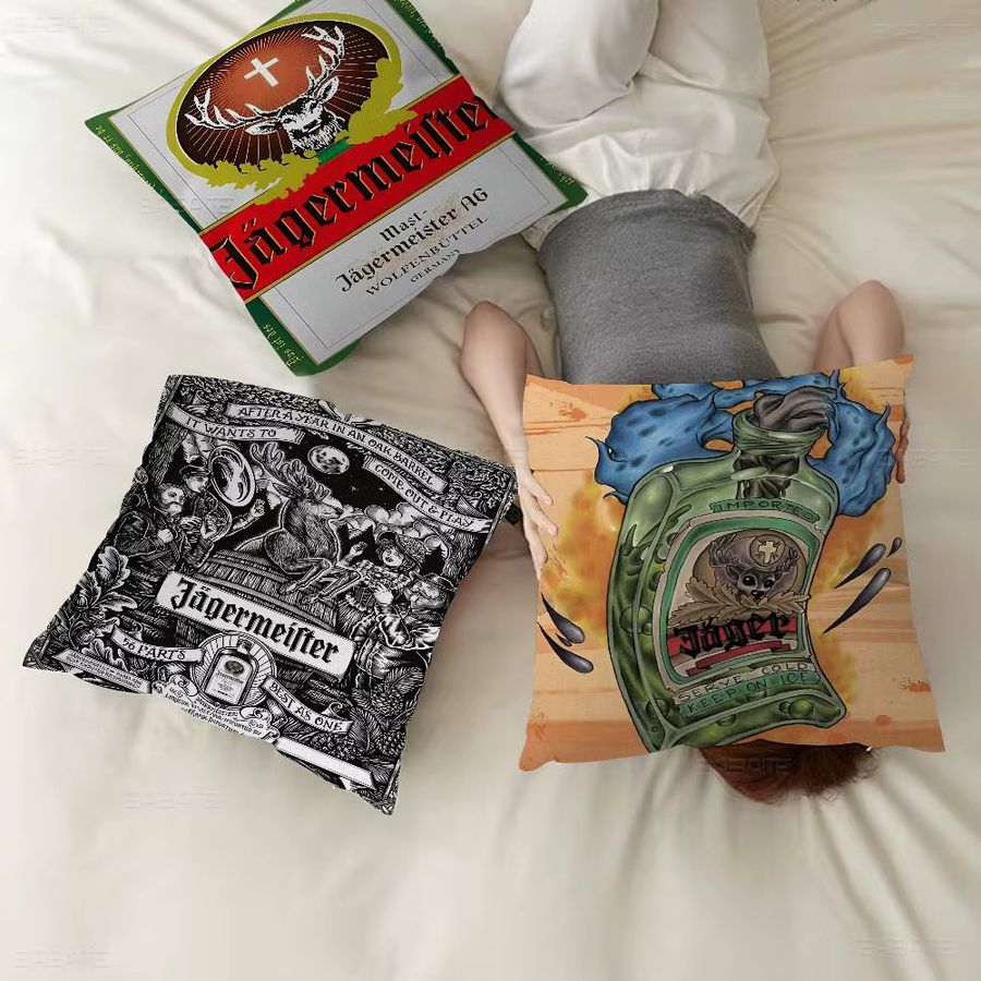 Dekorativer Jägermeister Kissenbezug in Multicolor für Sofa und Heimdekoration - Bild 2