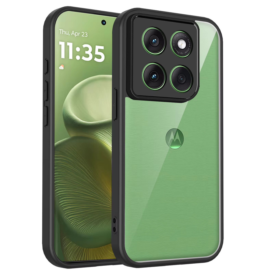EUCAGR Stoßstange Air Kissen Schutzhülle für Motorola Moto Edge 60 Fusion, Edge 60 Stylus und Edge 60 Pro in Grau - Bild 6