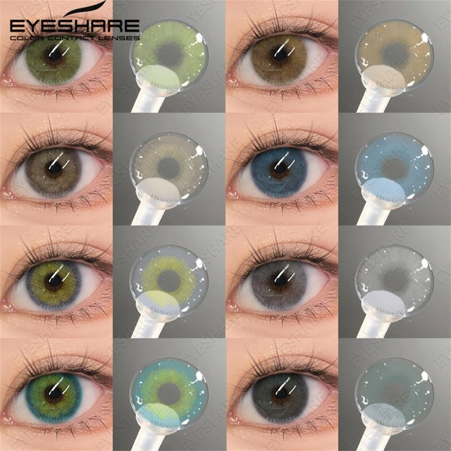 EYESHARE BEAUTYEYE-BLACK farbige Kontaktlinsen - Bild 1
