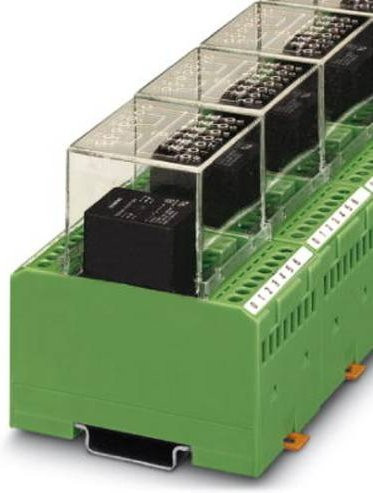 Phoenix Contact EMG 45-REL/IR-W230/HWR Relaisbaustein, Farbe: Grün, Nennspannung: 230 V/AC, Schaltstrom: 3 A, 2 Wechsler - Bild 1