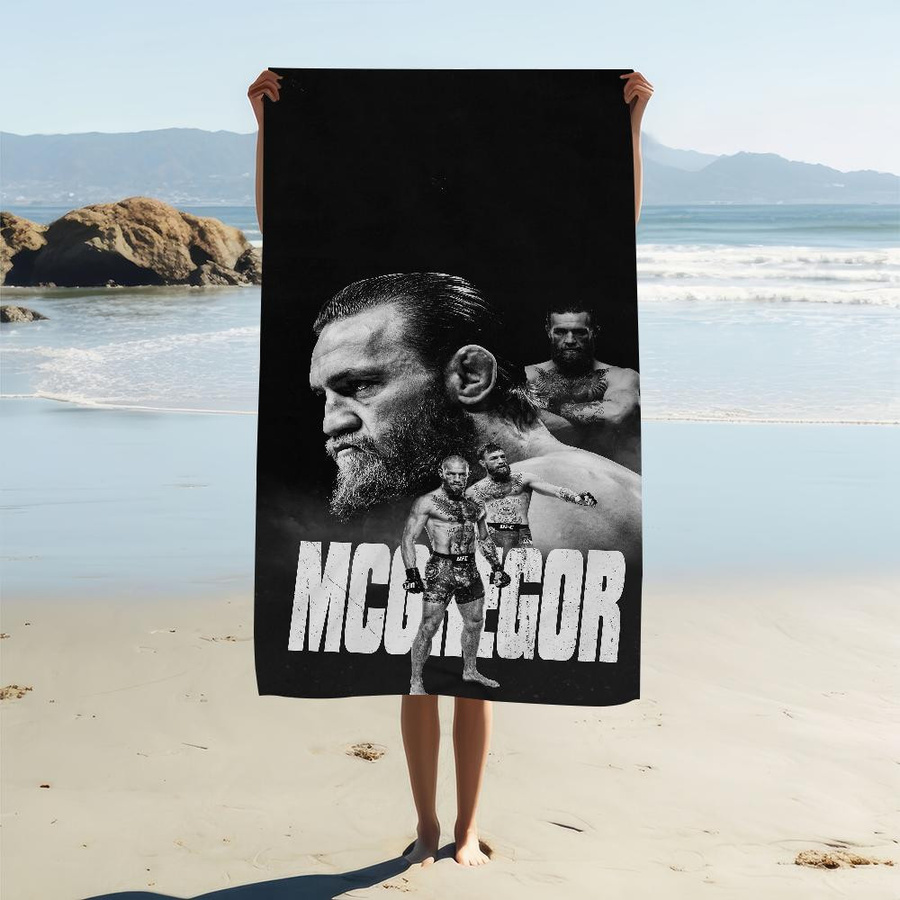 Champion Boxer C-Conor McGregor UFC Handtuch schnelltrocknend für Sport und Strand B: 65 cm, H: 115 cm - Bild 2