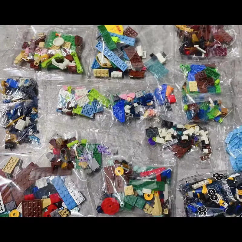 Pongarct DIY MOC Zufällige Montage-Bausteine, Stadt, Kunststoff, ab 5 Jahre - Bild 4