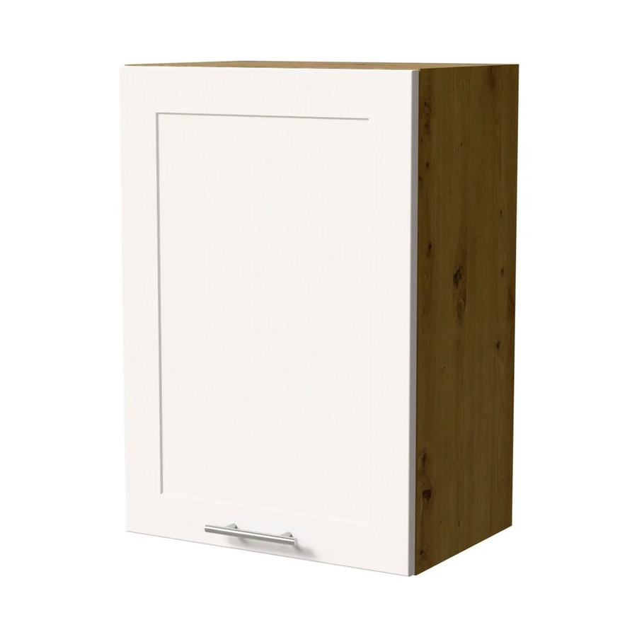 Feldmann-Wohnen Hängeschrank Oslo W2 Küchenschrank Eiche Artisan und Weiß Matt B/T/H: 50 x 32,5 x 72 cm - Bild 2