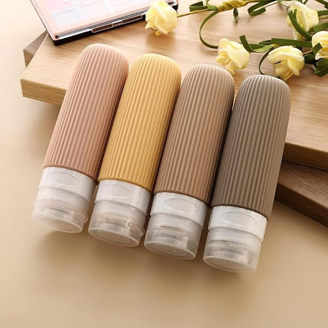 MOZHOU Reiseflaschen-Set, 4-teilig, für Shampoo und Conditioner, Unisex - Bild 1