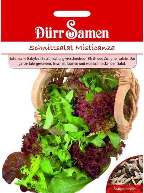 Dürr Misticanza Schnittsalat Saatgut 1000 g - Bild 1