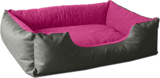 BedDog Hundebett LUPI Hundesofa in Pink mit waschbarem Bezug aus Mikrofaser - Bild 1