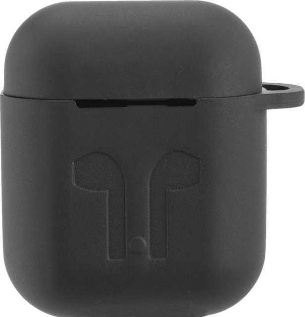 Apple AirPods Case mit Soft-Touch-Oberfläche in Schwarz - Bild 1