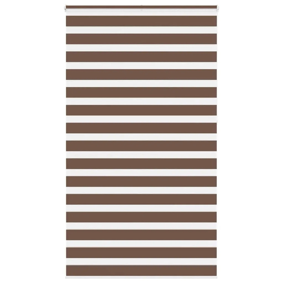 vidaXL Doppelrollo Day & Night Braun gestreift aus Polyester B/H: 130 x 230 cm - Bild 2