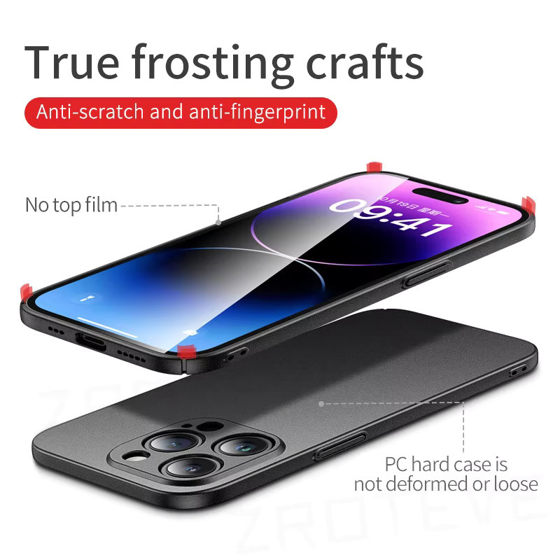 ZROTEVE Ultra Slim Matte Hard PC Cover für iQOO 15 und iQOO 13 5G stoßfeste Handyhülle - Bild 3