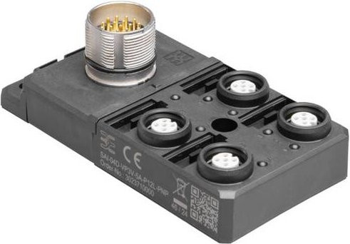 Weidmüller Sensor-Aktor-Verteiler und Adapter M23, 4-polig, Schwarz, 3023680000 - Bild 1