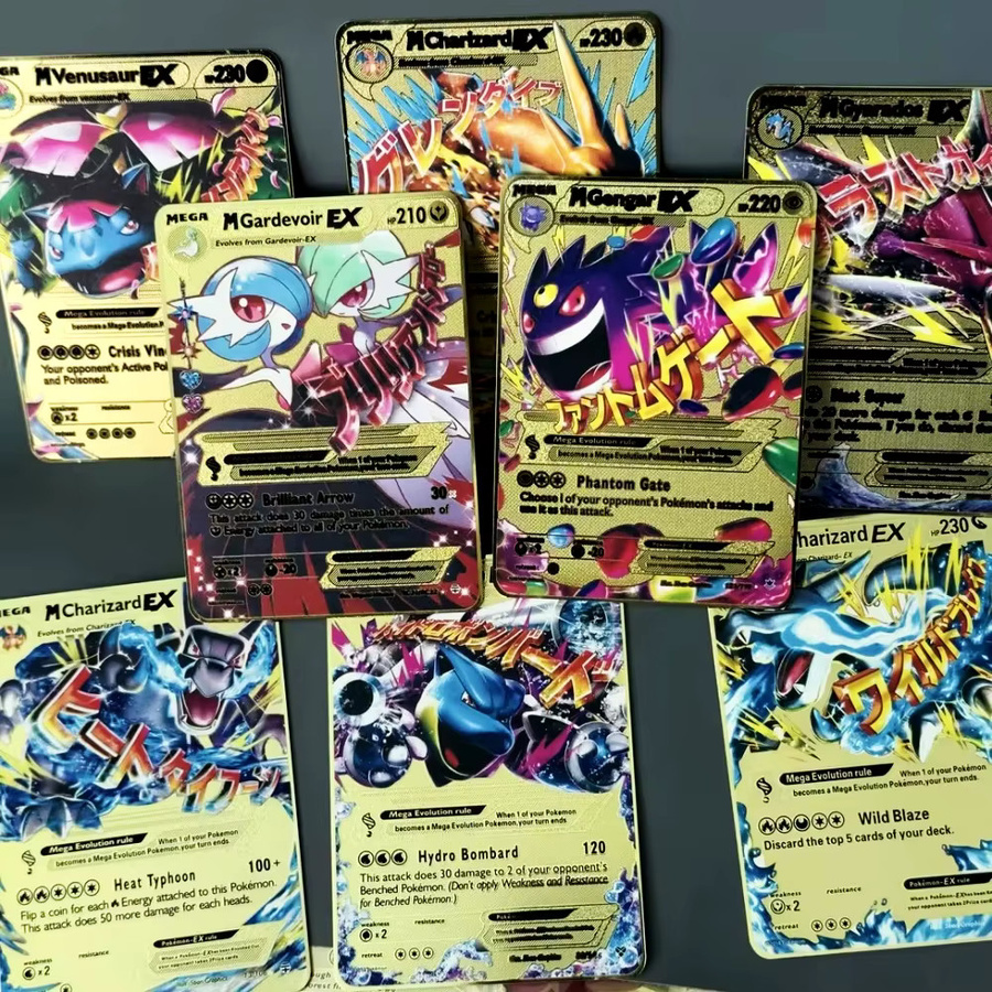 TAKARA TOMY Pokémon Metall-Sammelkarten, Bunt / Mehrfarbig - Bild 2