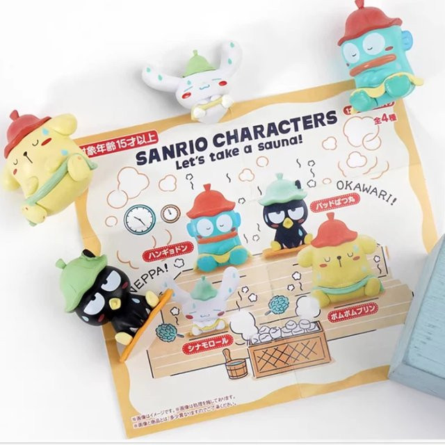 Sanrio Steam Sauna Serie, Cartoon Blind Box, Ornament - Bild 1