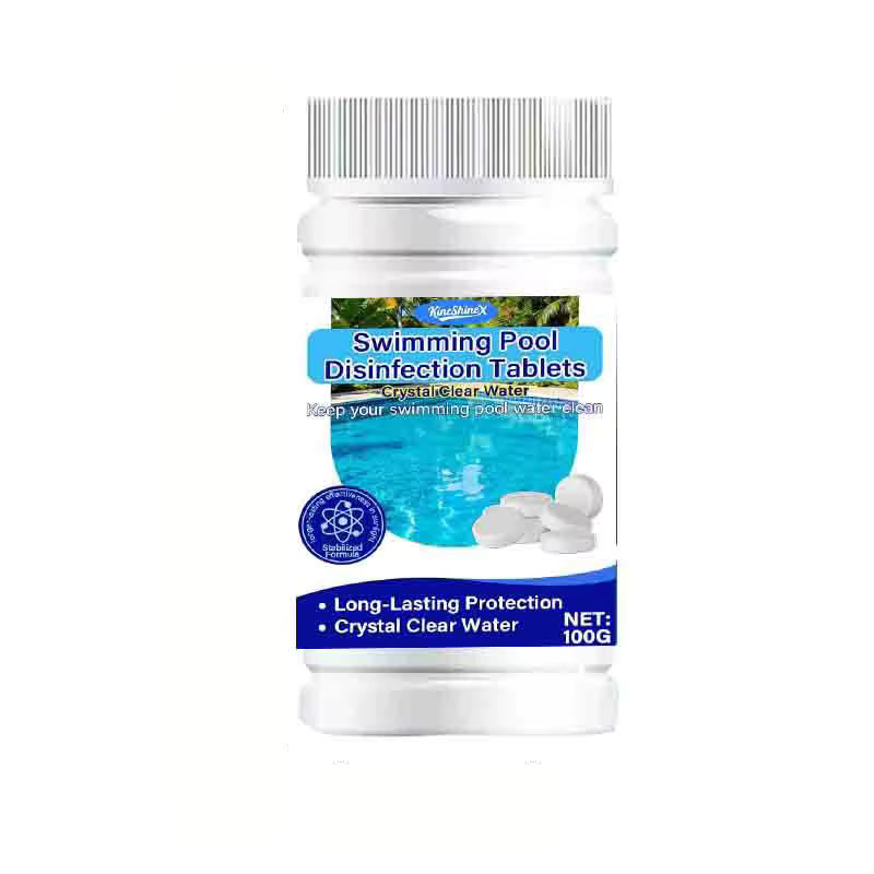 Desinfektionstabletten zur Schwimmbadreinigung mit Chlor, 100 g, weiße Tabletten zur Wasserbehandlung gegen Kalk und Flecken - Bild 4