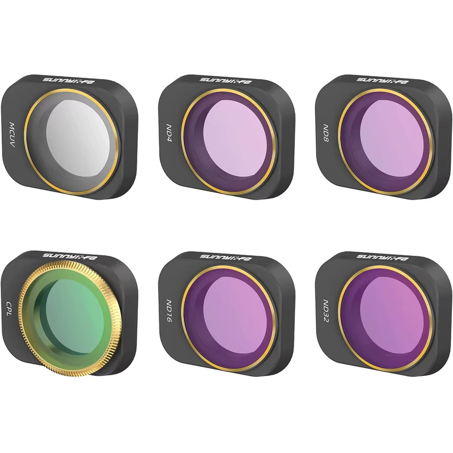 Sunnylife ND-Filterset für DJI Mini 3 und Mini 3 Pro, 6-teiliges Zubehörset mit MCUV, CPL, ND4, ND8, ND16 und ND3 - Bild 5