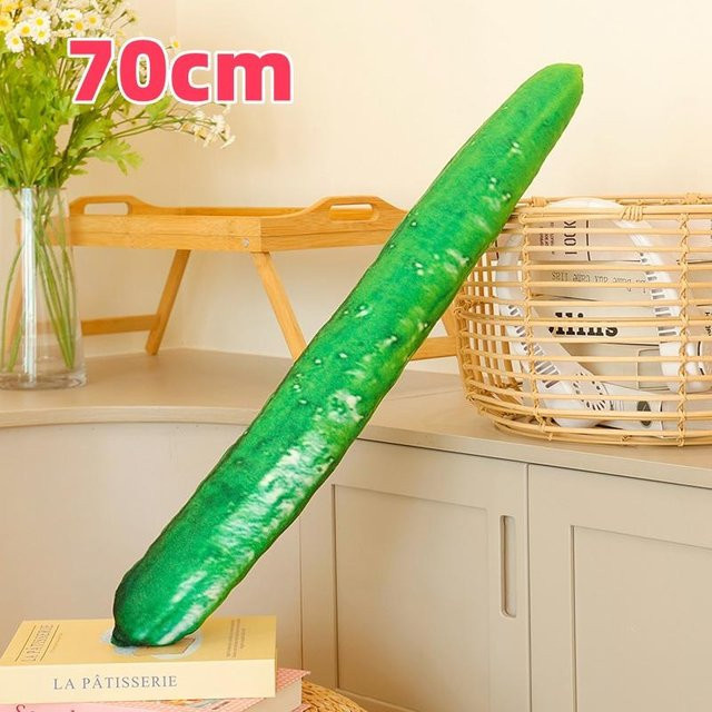 Yiran toy Saure Gurken- und frische Gurken-Stofftier, Plüsch / Textil - Bild 1