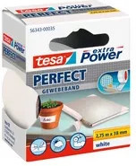 tesa Gewebeband extra Power Perfect Weiß Breite: 38 mm, Länge: 2,75 m - Bild 1