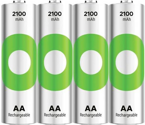 GP ReCyko Mignon AA Akku NiMH 2100 mAh 1.2V 4er Pack Multicolor - Bild 1