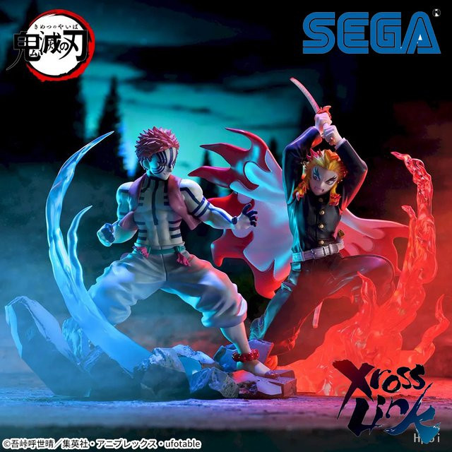 SEGA Demon Slayer Xross Link Rengoku Kyoujurou Akaza Figur, Einzelfigur - Bild 1