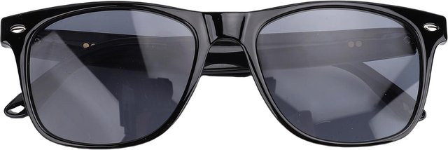 KaiSai Intelligente Übersetzungsbrille in Schwarz mit Bluetooth 5.4, 144 Sprachen, IP65 Wasserdichtigkeit sowie eingebautem Mikrofon und Lautsprecher - Bild 1